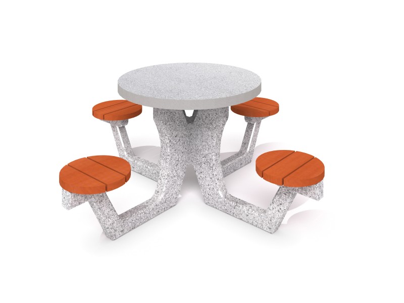 Inter-Play - Concrete picnic table 03