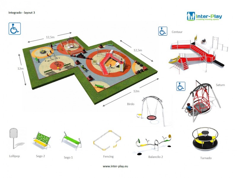 Inter-Play Spielplatzgeraete INTEGRADO layout 3