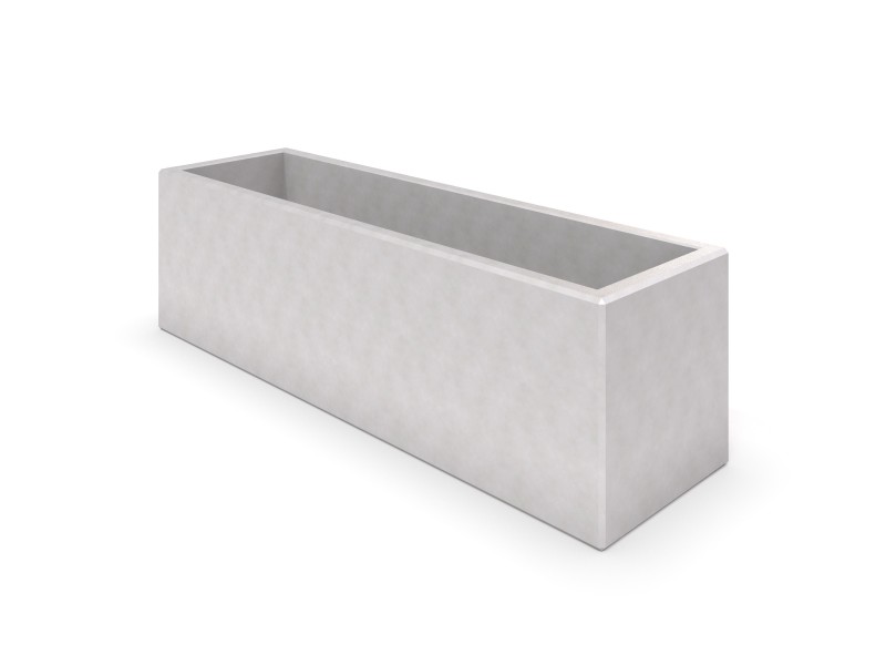 Inter-Play - DECO white concrete planter 04
