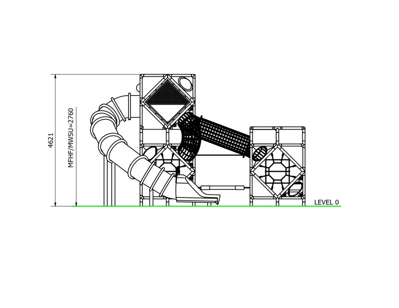 SFERO FOREST 3-1 Inter Play Playground Equipment