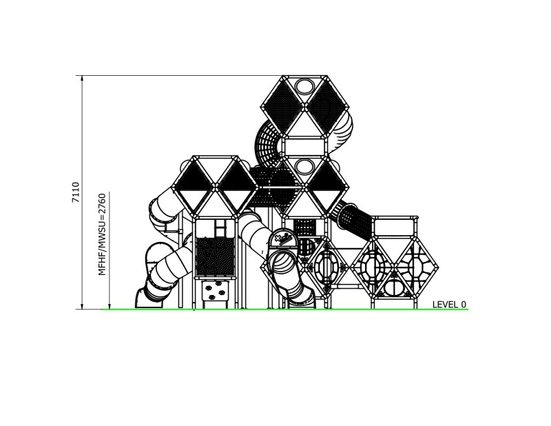 SFERO FOREST 5-1 Inter Play Playground Equipment