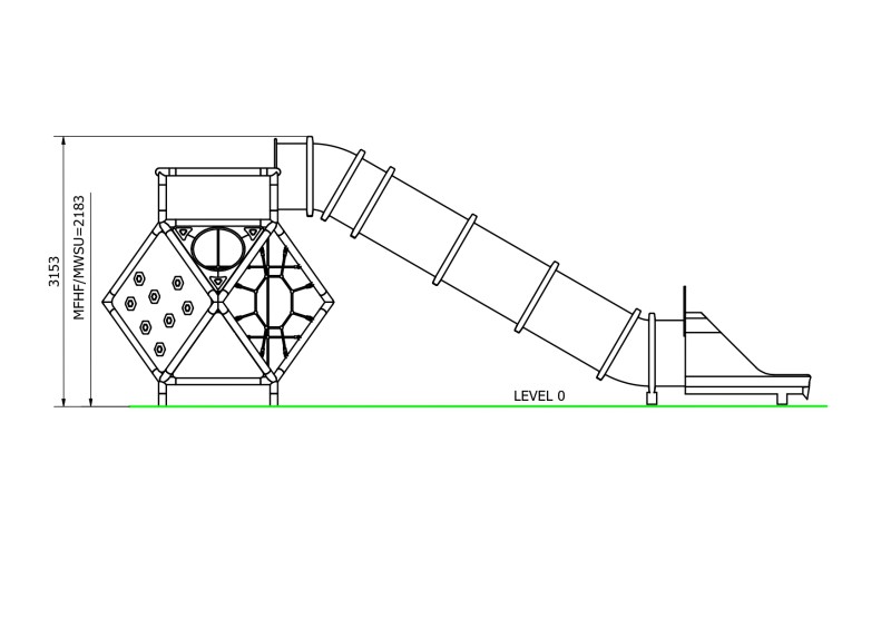 SFERO SPACE 1-2 Inter Play Playground Equipment
