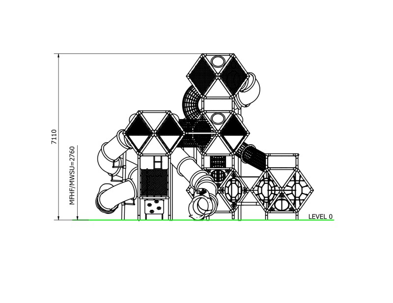 SFERO SPACE 5-1 Inter Play Playground Equipment