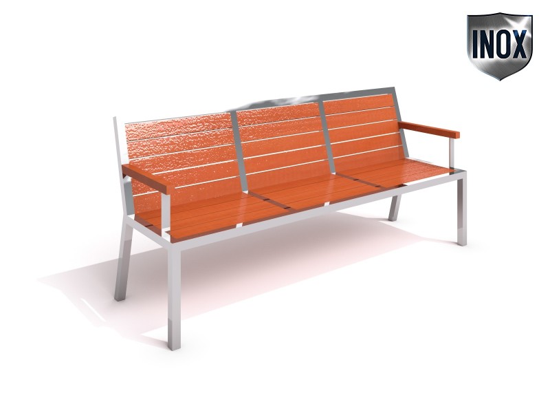 Inter-Play - Stainless steel bench 09