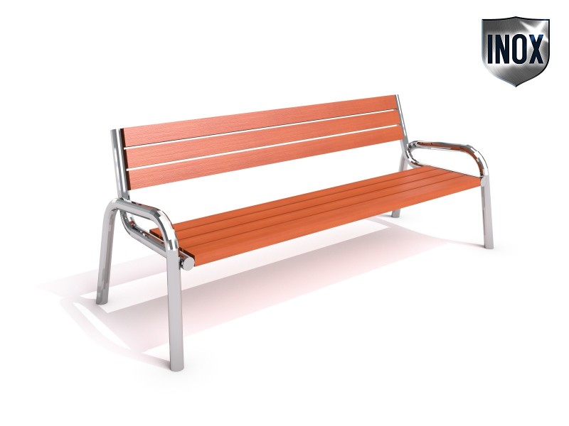 Inter-Play - Stainless steel bench 15