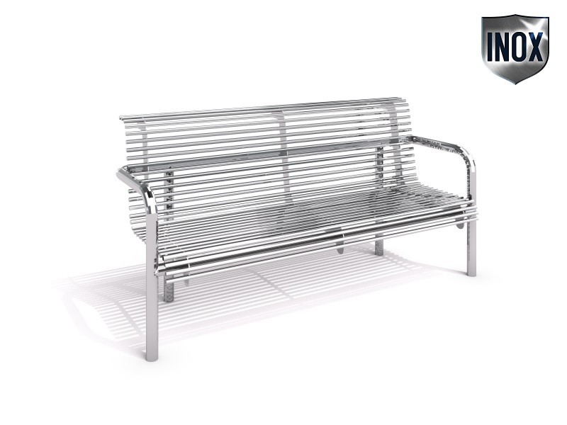 Inter-Play - Stainless steel bench 16