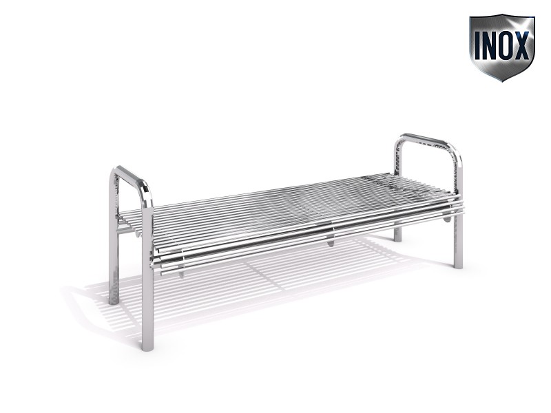 Inter-Play - Stainless steel bench 17