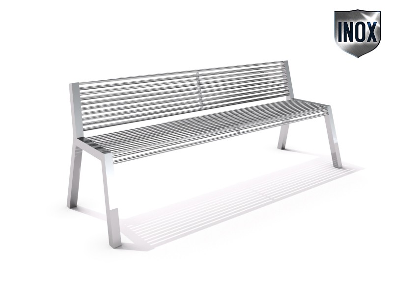 Inter-Play - Stainless steel bench 19