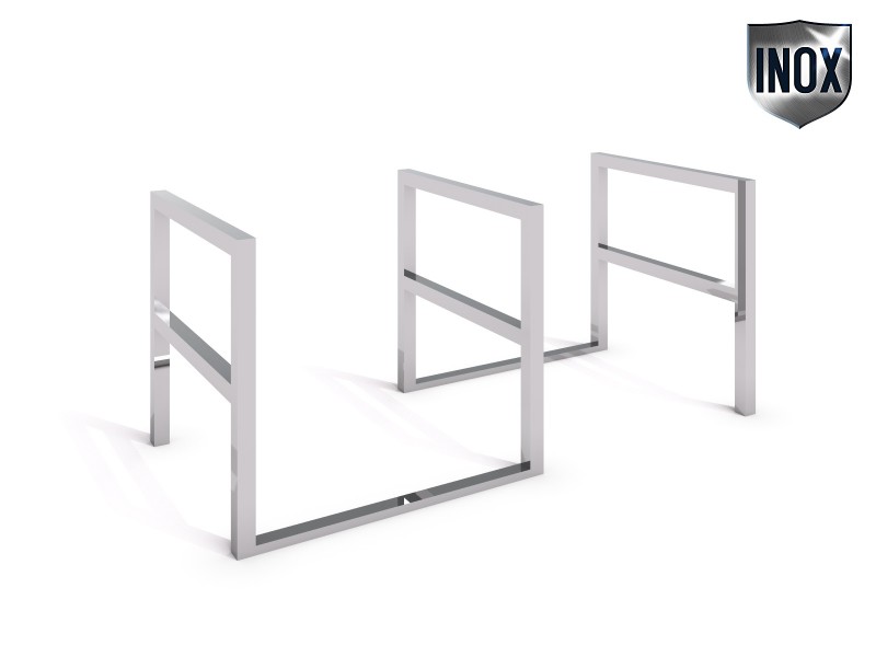 Inter-Play - Stainless steel bicycle rack 06