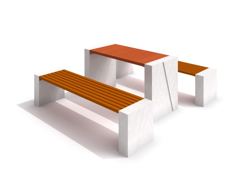 Inter-Play - DECO white concrete table 02