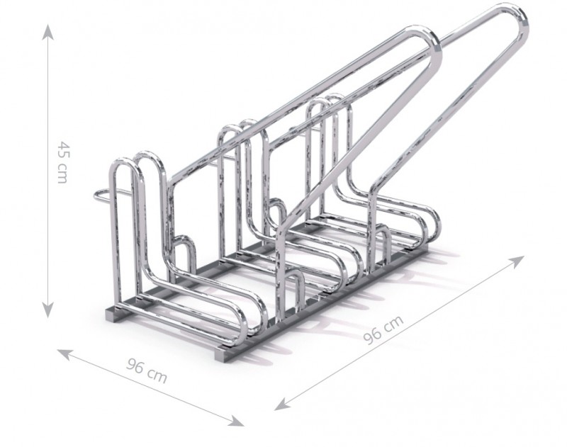 Steel bicycle rack 15 Inter-Play Spielplatzgeraete