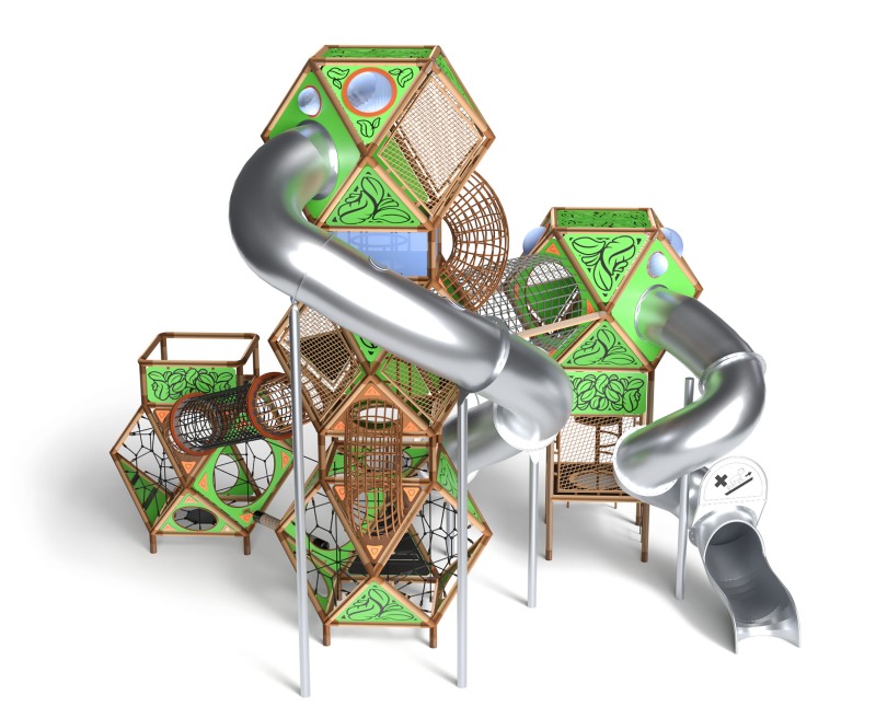 SFERO FOREST 5-1 Inter Play Playground Equipment