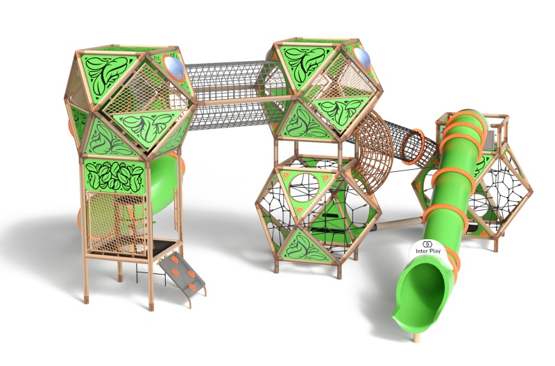 SFERO FOREST 4-1 Inter Play Playground Equipment